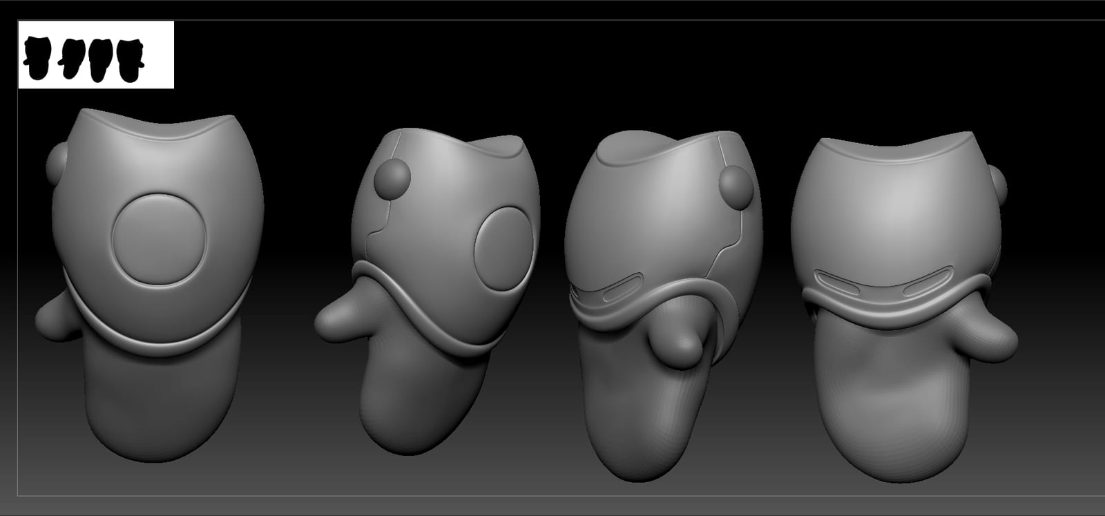 Modelo 3D high poly da Capy com mais detalhe